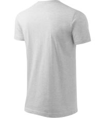 Pánské triko Basic Malfini světle šedý melír