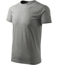 Pánské triko Basic Malfini tmavě šedý melír