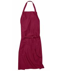 Pracovní zástěra s laclem Verona 90 CG Workwear Cherry