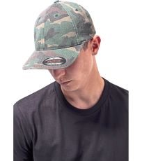 Unisex kšiltovka FX6977CA FLEXFIT Green Camo