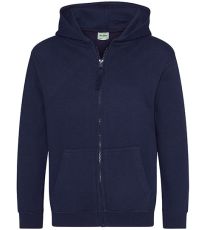 Dětská mikina na zip JH050J Just Hoods Oxford Navy