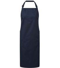 Zástěra z recyklovaného materiálu a biobavlny PR120 Premier Workwear Navy -ca. Pantone 2766