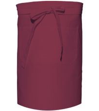 Pekařská zástěra s kapsou X964T Link Kitchen Wear Bordeaux