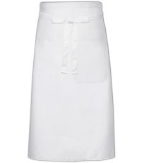 Kuchařská zástěra s kapsou X970T Link Kitchen Wear White