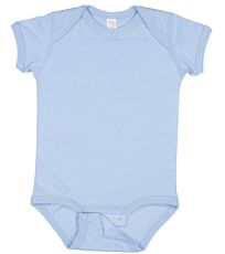 Kojenecké body s krátkým rukávem 4424EU Rabbit Skins Light Blue