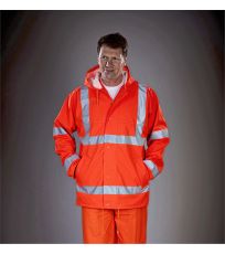 Hi-Vis prodyšná bunda do deště HVS450 YOKO Fluorescent Orange