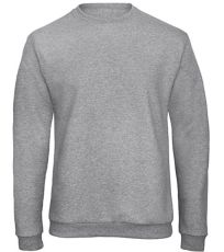 Unisex mikina přes hlavu WUI23 B&C Heather Grey