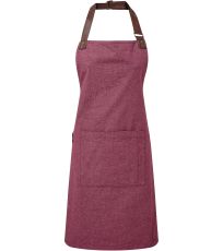 Pracovní zástěra s kapsou za krk PR144 Premier Workwear Burgundy -ca. Pantone 216