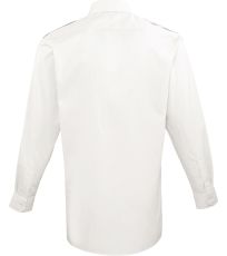 Unisex pilotní košile s dlouhým rukávem PR210 Premier Workwear White