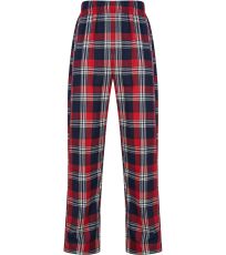 Pánské flanelové pyžamo SF074 SF Red-Navy Check