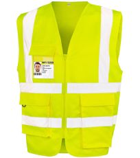 Unisex těžká bezpečnostní vesta R477X Result Fluorescent Yellow