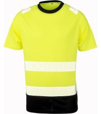 Unisex recyklované bezpečnostní tričko R502X Result Fluorescent Yellow