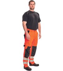 Pánské pracovní HI-VIS kalhoty KNOXFIELD Knoxfield červená