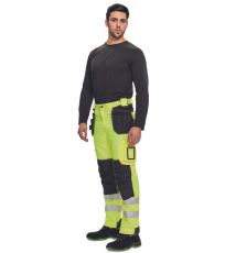 Pánské pracovní HI-VIS kalhoty KNOXFIELD 310 FL Knoxfield žlutá