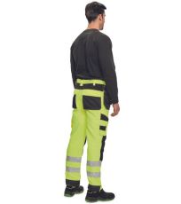 Pánské pracovní HI-VIS kalhoty KNOXFIELD 310 FL Knoxfield žlutá