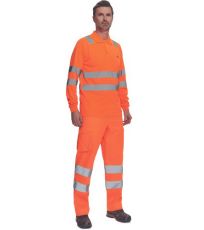 Pánská pracovní HI-VIS polokošile LUGO Cerva oranžová