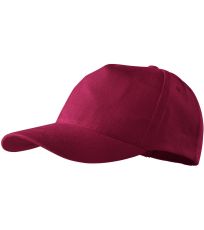 Unisex kšiltovka 5P Malfini garnet