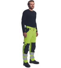 Pánské pracovní kalhoty HI-VIS KNOXFIELD HVPS FL Cerva žlutá