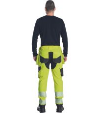 Pánské pracovní kalhoty HI-VIS NEURUM NORDICS HV FL Cerva žlutá