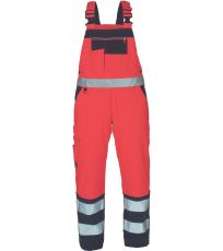 Pánské zimní kalhoty HI-VIS KNOXFIELD HVPS Cerva červená