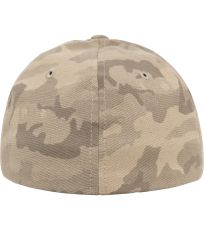 Unisex kšiltovka FX6277LC FLEXFIT Dark Beige Camo