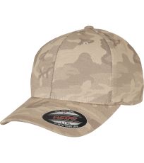 Unisex kšiltovka FX6277LC FLEXFIT Dark Beige Camo