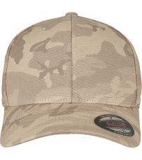 Unisex kšiltovka FX6277LC FLEXFIT Dark Beige Camo