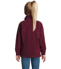 Dětská fleece mikina NORTH KIDS SOĽS Burgundy