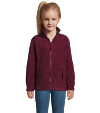 Dětská fleece mikina NORTH KIDS SOĽS Burgundy