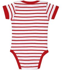 Dětské body MILES BABY SOĽS White / Red