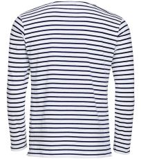 Pánské triko dlouhý rukáv MARINE SOĽS White / Navy