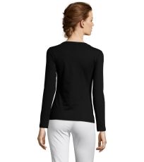 Dámské dlouhé rukávy-T Majestic Women´s Long Sleeves-T Majestic SOĽS Deep black