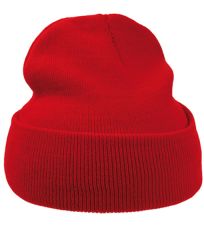 Pletená čepice Knitted Hat L-Merch Red