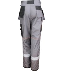 Unisex pracovní kalhoty s pouzdrem X-Over Cordura Result Grey