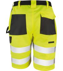 Unisex bezpečnostní kraťasy R328X Result Fluorescent Yellow