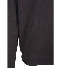 Mikina Terry Zip Terry Zip Hoody Build Your Brand Charcoal (Heather)