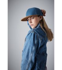 Dámská kšiltovka s rovným kšiltem B668 Beechfield Denim Blue