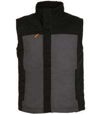 Pánská pracovní vesta MISSION PRO SOĽS Dark grey / Black