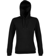 Dámská francouzská mikina s kapucí Terry Nicholas Women´s French Terry Hoodie Nicholas NEOBLU Deep black