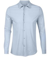 Pánská mercerovaná košile Balthazar Men´s Mercerised Shirt Balthazar NEOBLU Soft blue