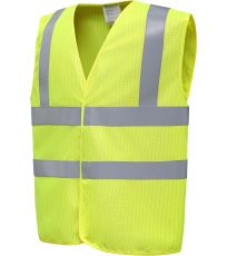 Hi-Vis antistatická vesta zpomalující hoření HVW100ASFR YOKO Hi-Vis Yellow