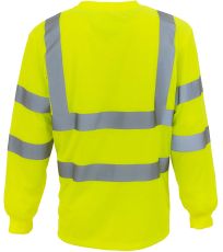 Hi-Vis tričko s dlouhým rukávem HVJ420 YOKO Hi-Vis Yellow