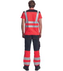 Unisex triko HI-VIS KNOXFIELD HVPS Cerva červená