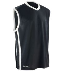 Pánské basketbalové tričko RT278 SPIRO Black