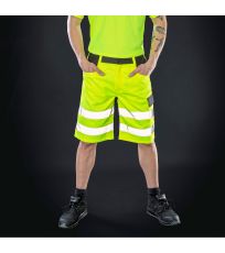 Unisex bezpečnostní kraťasy R328X Result Fluorescent Yellow